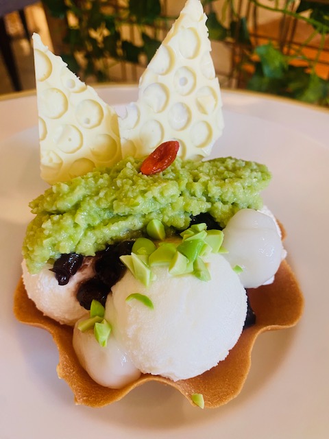 ずんだパフェ